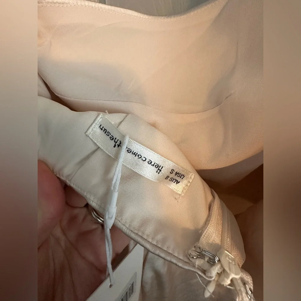 NWT SO LONG MIDI DRESS CHAMPAGNE - Picture 6 of 7